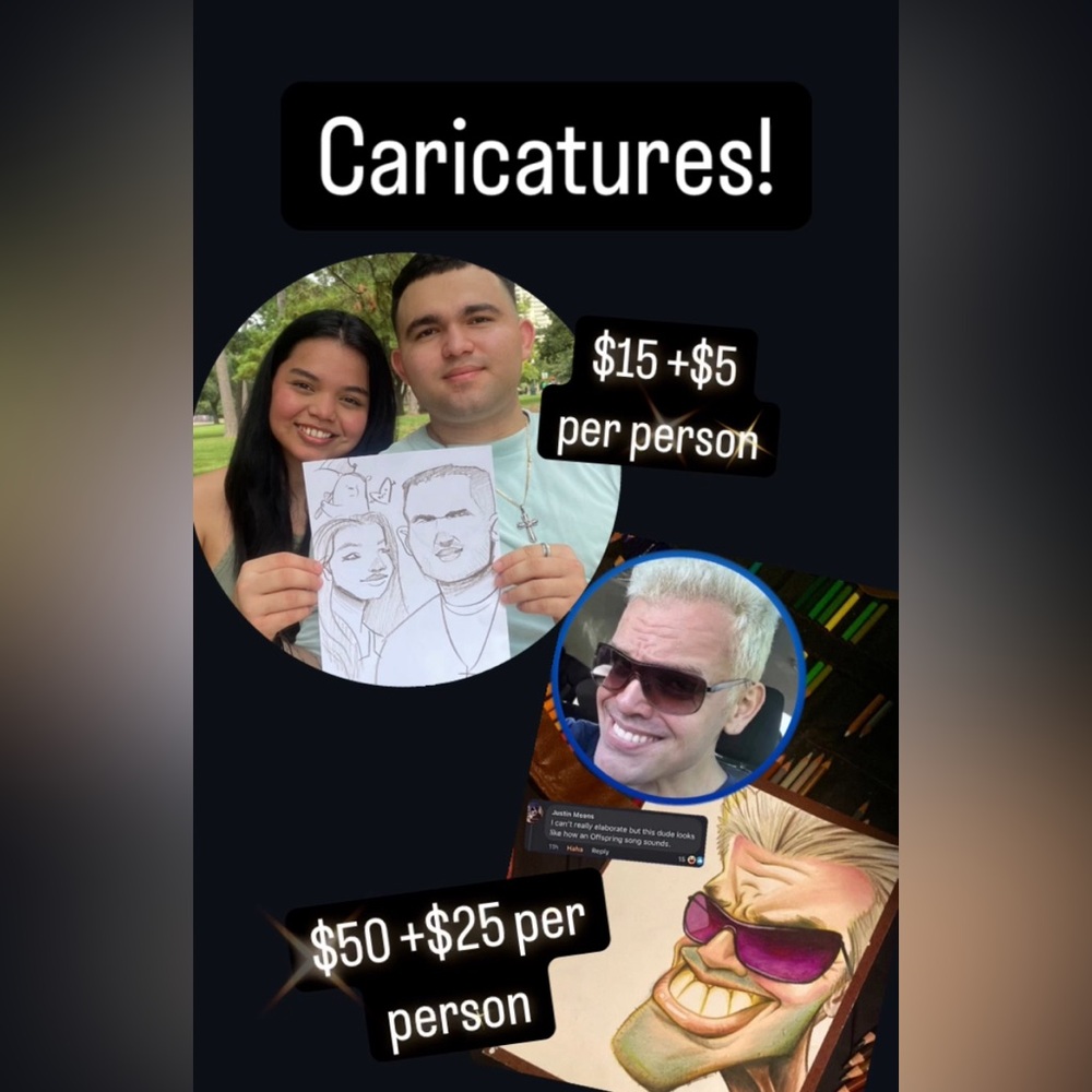 Custom Caricature Drawing